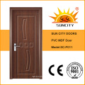 Precio interno de puerta de baño de PVC de madera (SC-P011)